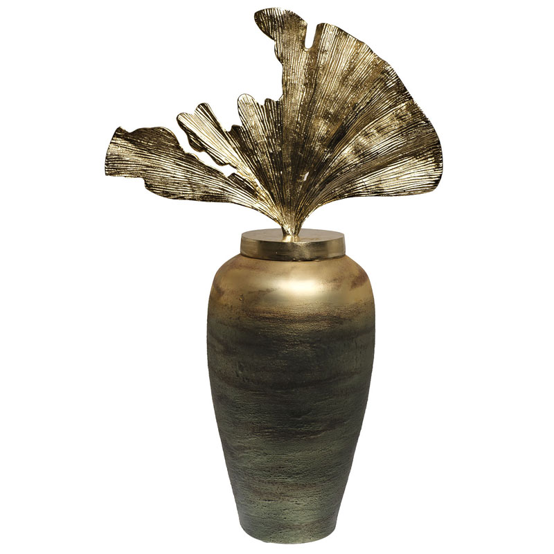 Ваза Huramiya Vase Золотой Зеленый смок Ваза Huramiya Vase Золотой Зеленый смок в Кирове | Loft Concept