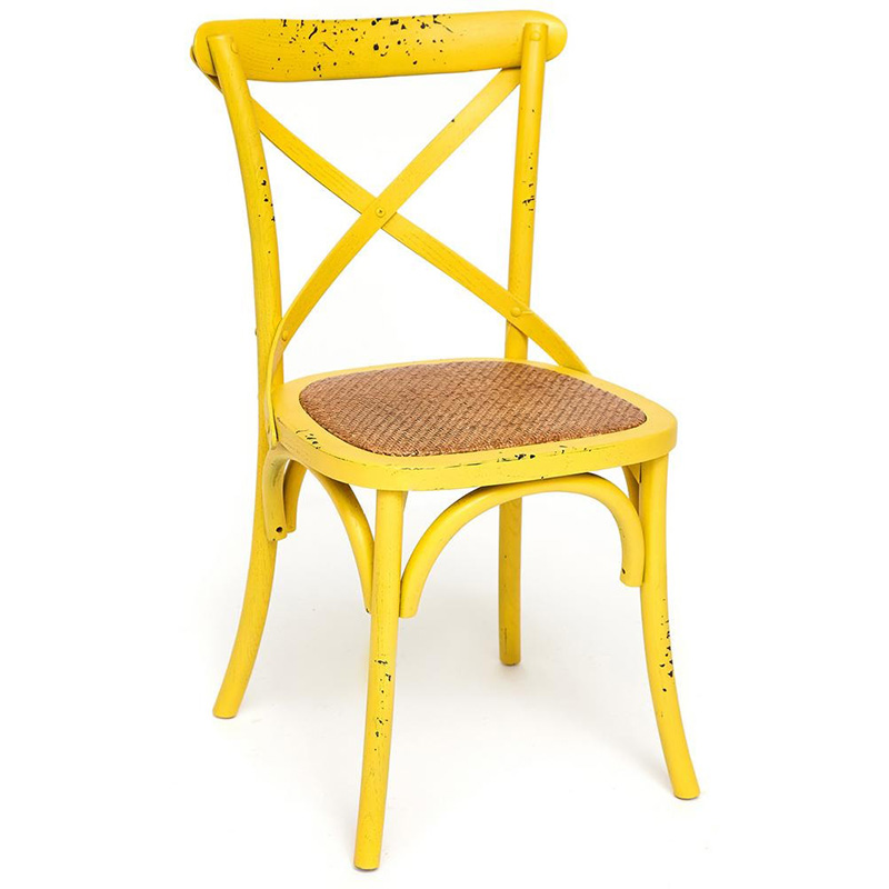 Стул Chaise Provence en Bois Jaune жёлтый Желтый Бежевый Стул Chaise Provence en Bois Jaune жёлтый Желтый Бежевый в Кирове | Loft Concept