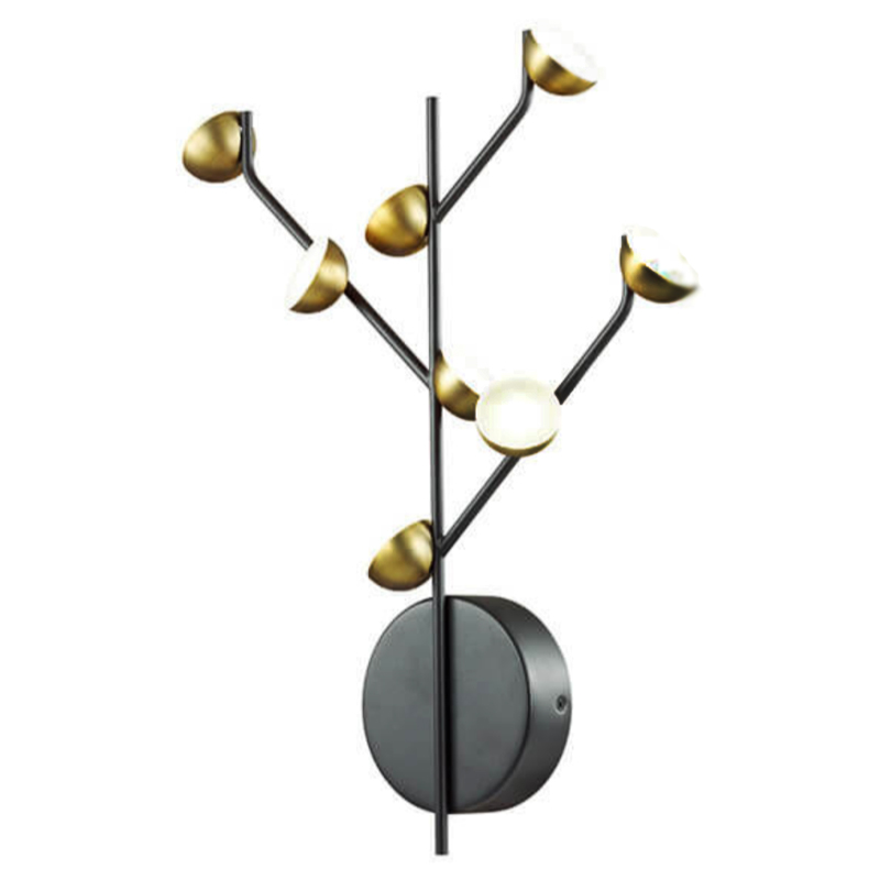 Бра Bloom Wall lamp Латунь Черный Бра Bloom Wall lamp Латунь Черный в Кирове | Loft Concept