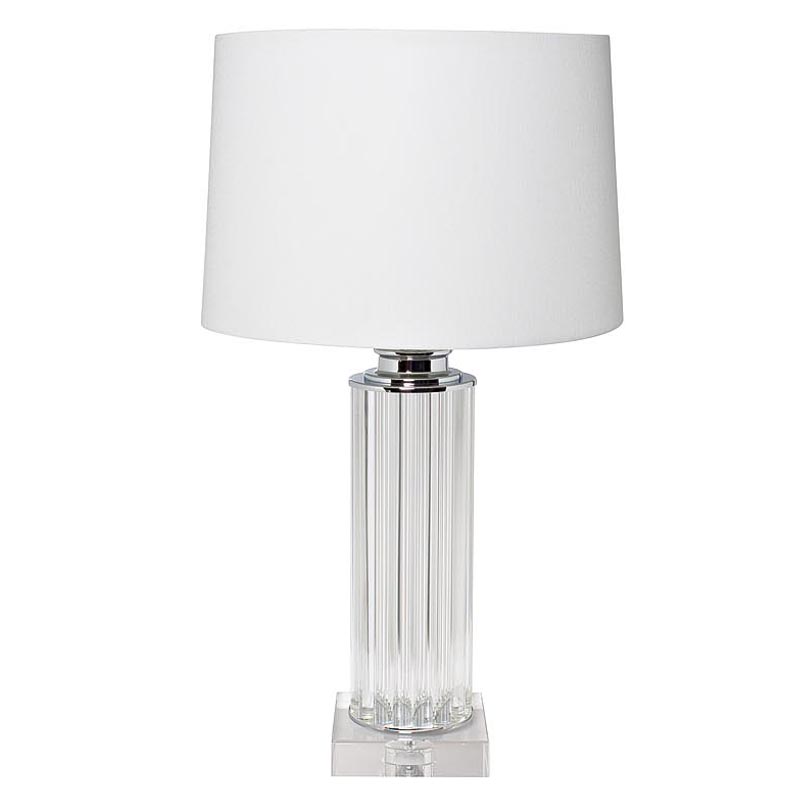 Настольная лампа Arlette Table Lamp Хром Светло-серый Настольная лампа Arlette Table Lamp Хром Светло-серый в Кирове | Loft Concept