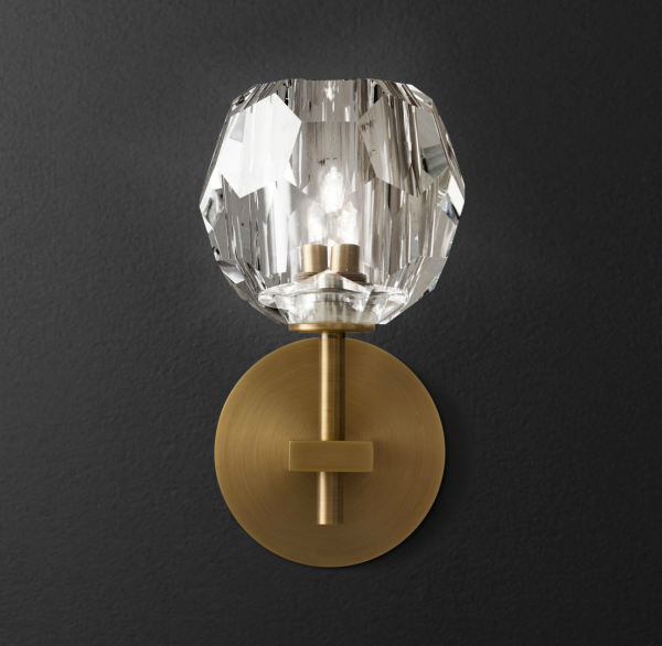Бра RH Boule de Cristal Single Sconce Brass Латунь в Кирове | Loft Concept 