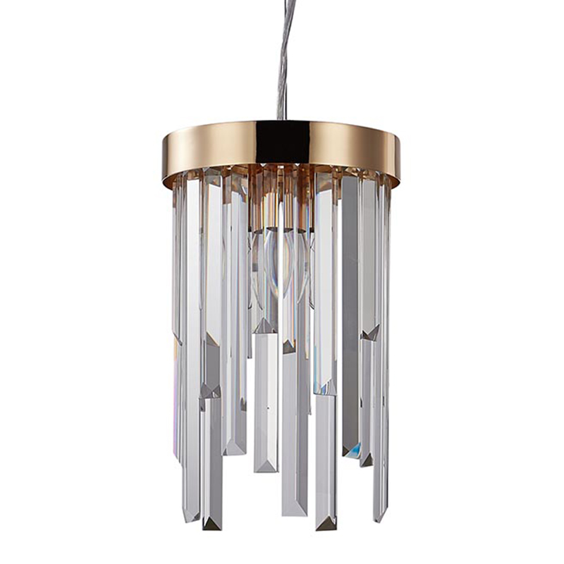 Подвесной светильник Bennett Pendant Lamp Золотой Прозрачный Подвесной светильник Bennett Pendant Lamp Золотой Прозрачный в Кирове | Loft Concept