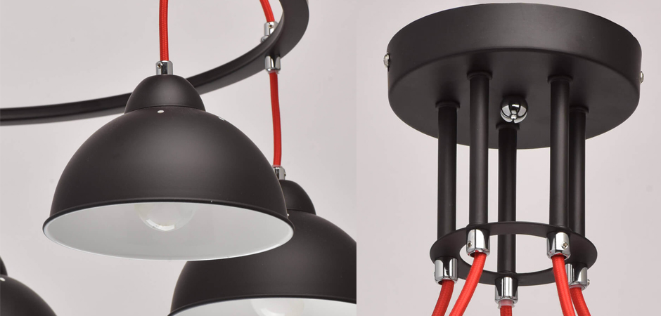 Люстра Black Cup 5 Люстра Black Cup 5 - Loft-Concept в Кирове
