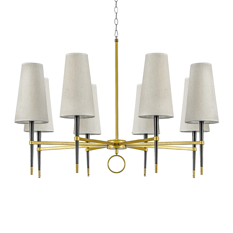Люстра Lillian Loft Industrial Золотой Черный Белый Люстра Lillian Loft Industrial Золотой Черный Белый в Кирове | Loft Concept
