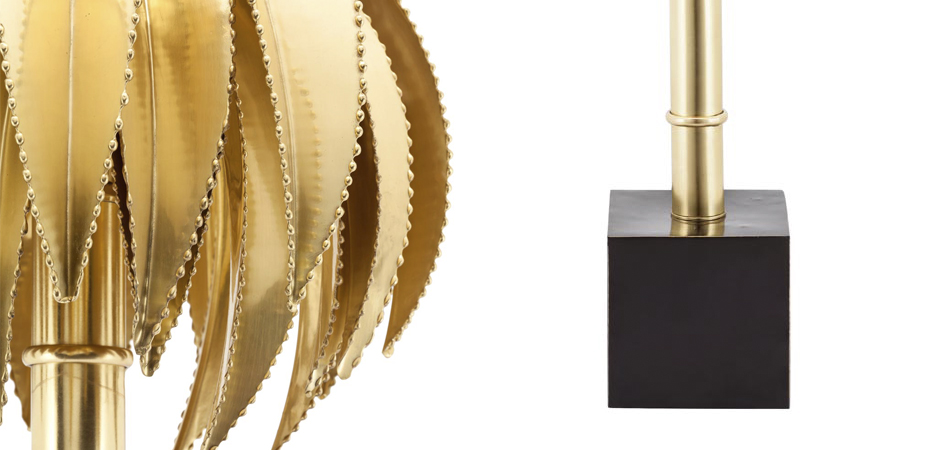 Настольная лампа TABLE LAMP PALMERY GOLD Настольная лампа TABLE LAMP PALMERY GOLD - Loft-Concept в Кирове