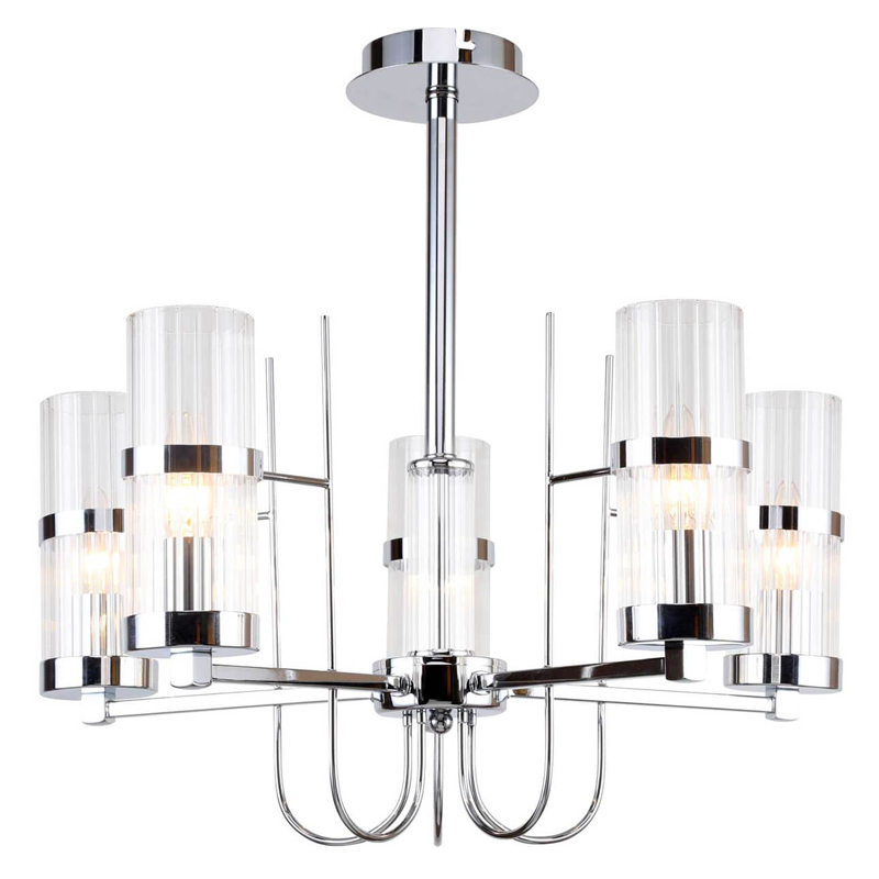 Люстра Circle Dance Glass Chrome Хром Люстра Circle Dance Glass Chrome Хром в Кирове | Loft Concept