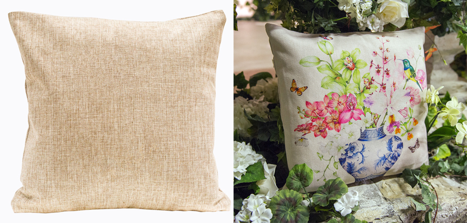 Декоративная подушка Orchids and Iris Pillow Декоративная подушка Orchids and Iris Pillow - Loft-Concept в Кирове