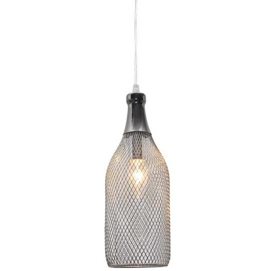 Подвесной светильник Loft Grid Pendant Tall Chrome Хром Подвесной светильник Loft Grid Pendant Tall Chrome Хром в Кирове | Loft Concept
