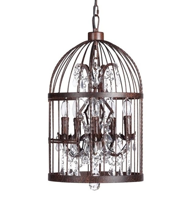Люстра BirdCage Brown 35 Коричневый Люстра BirdCage Brown 35 Коричневый в Кирове | Loft Concept