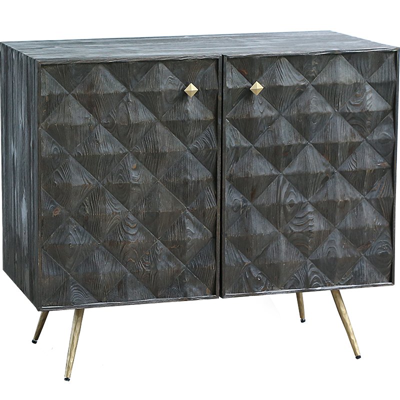 Комод Sideboard Reflect Латунь Черный Комод Sideboard Reflect Латунь Черный в Кирове | Loft Concept