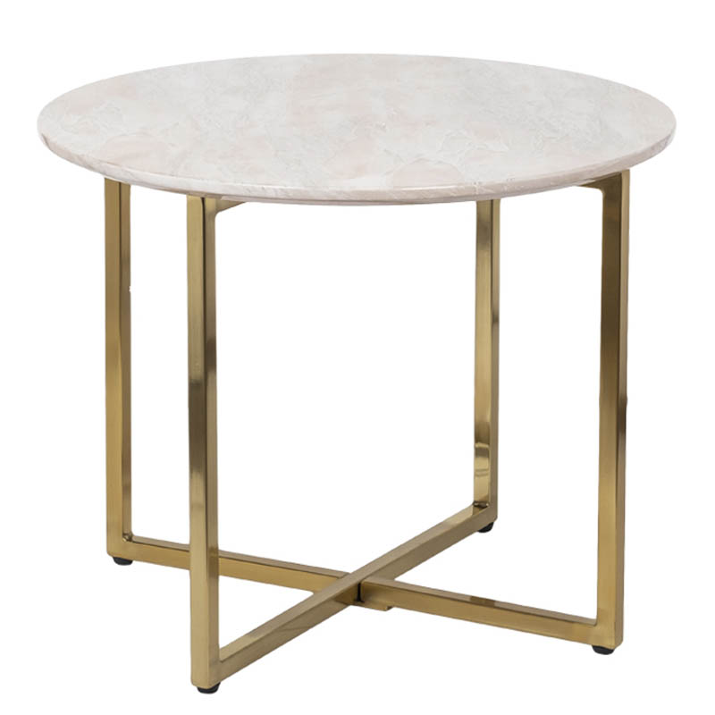 Приставной стол Esmond Side Table Латунь Приставной стол Esmond Side Table Латунь в Кирове | Loft Concept