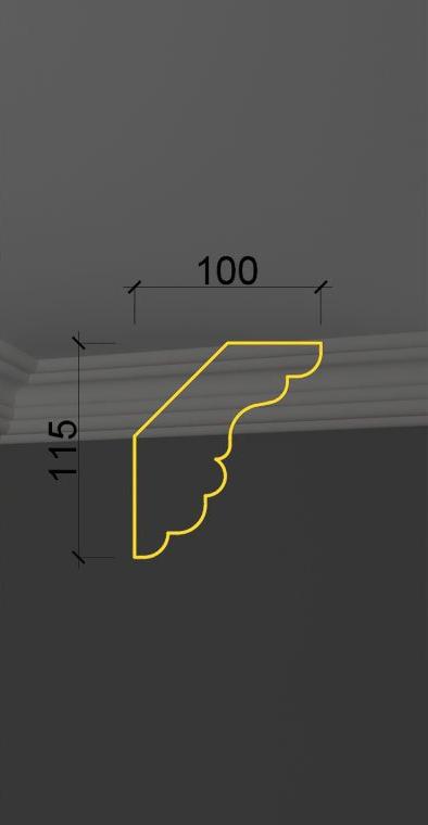Гладкий карниз KT-41 в Кирове