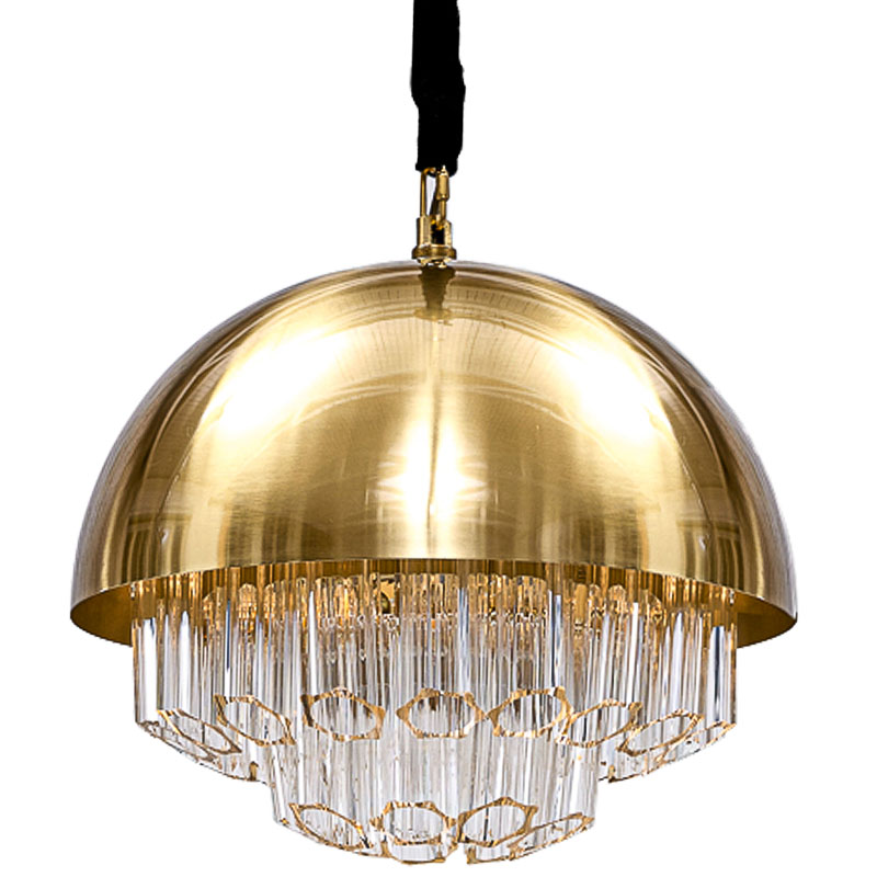 Люстра Erizzo Chandeliers Глянцевое золото Прозрачный Люстра Erizzo Chandeliers Глянцевое золото Прозрачный в Кирове | Loft Concept