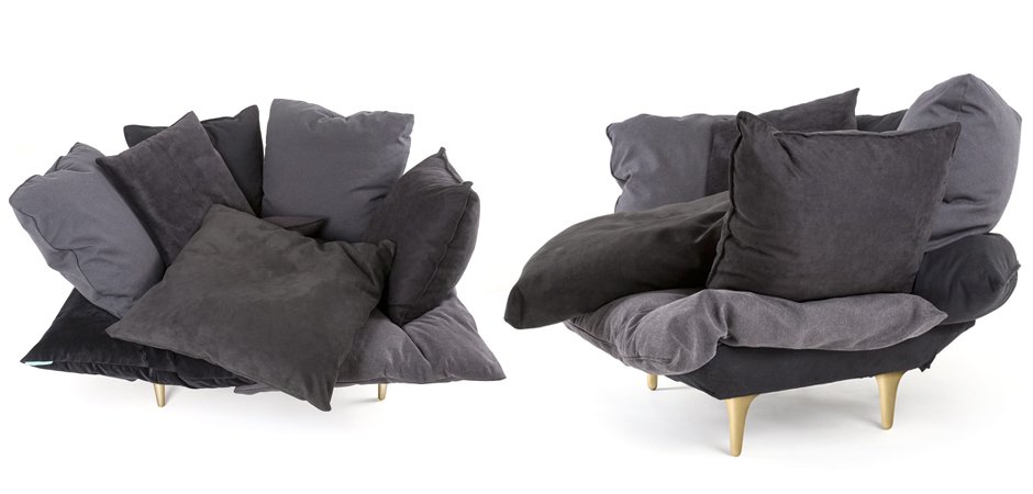 Кресло Seletti Armchair Comfy charcoal grey Кресло Seletti Armchair Comfy charcoal grey - Loft-Concept в Кирове