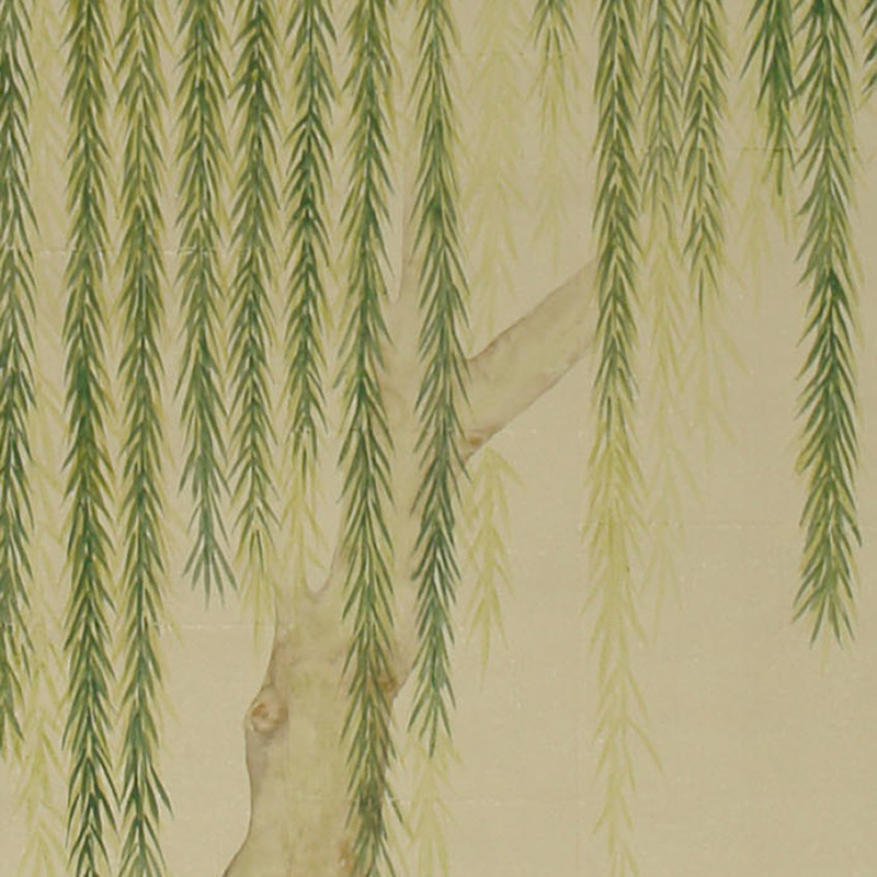 Обои ручная роспись Willow Original colourway on Statue India tea paper  в Кирове | Loft Concept 