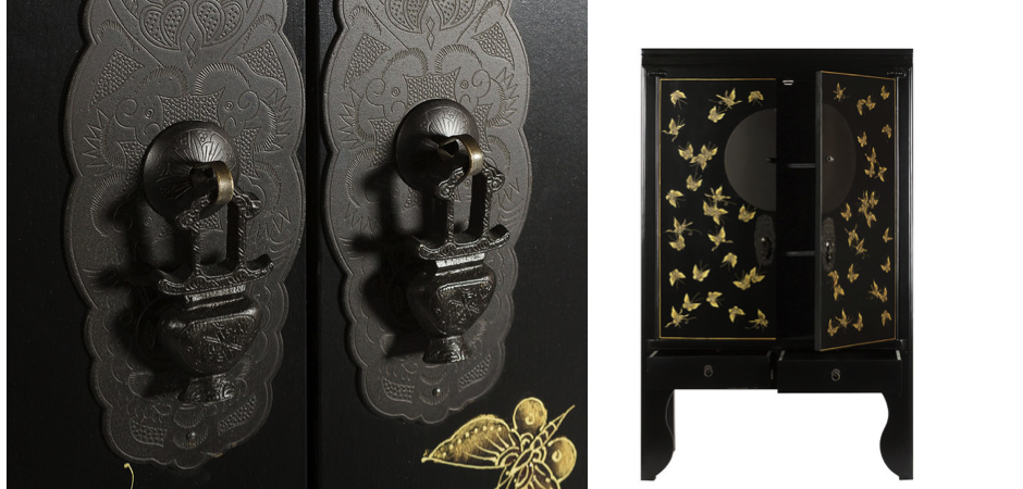 Шкаф Chinese Butterfly Black Шкаф Chinese Butterfly Black - Loft-Concept в Кирове