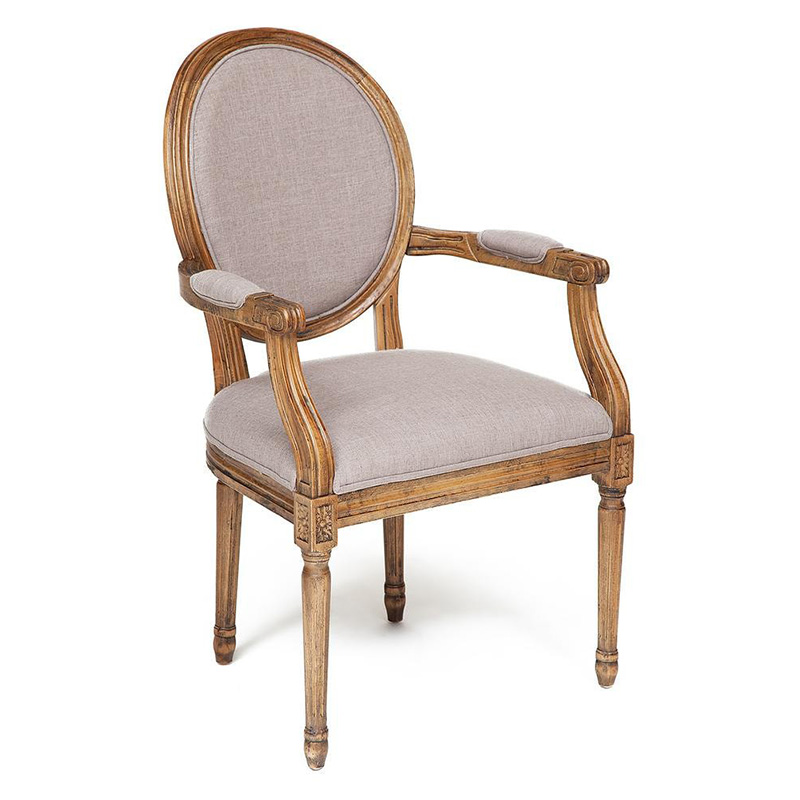 Стул French armchair Provence gray Серый Древесина Стул French armchair Provence gray Серый Древесина в Кирове | Loft Concept
