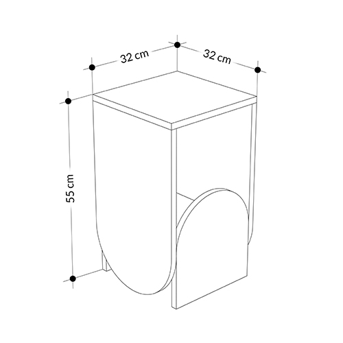 Стол приставной с овальными элементами бело-бежевого цвета NUN SIDE TABLE WHITE LIGHT MOCHA Стол приставной с овальными элементами бело-бежевого цвета NUN SIDE TABLE WHITE LIGHT MOCHA в Кирове