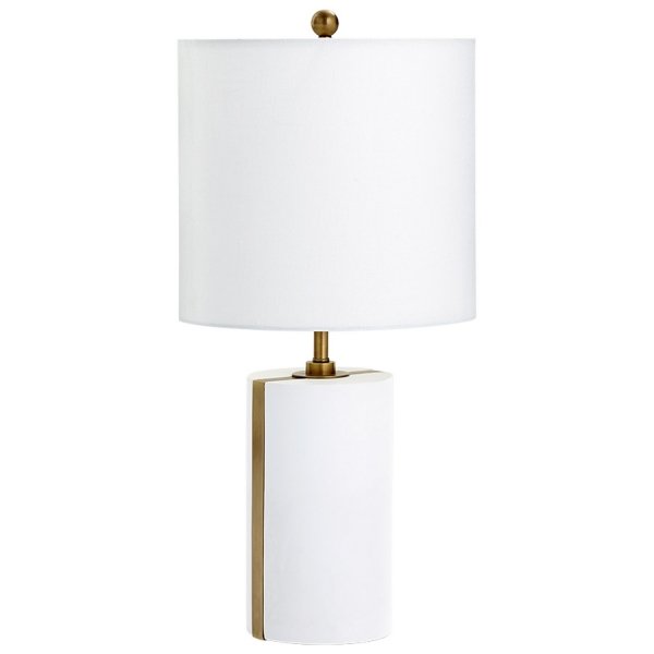 Настольная лампа Cyan Design Cylindro Table Lamp Белый Настольная лампа Cyan Design Cylindro Table Lamp Белый в Кирове | Loft Concept