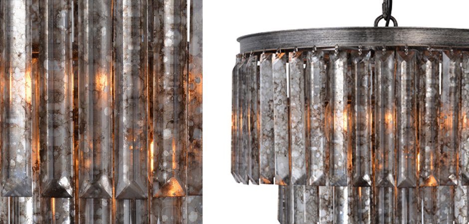 Подвесной светильник ODEON Aged Glass Chandelier Подвесной светильник ODEON Aged Glass Chandelier - Loft-Concept в Кирове