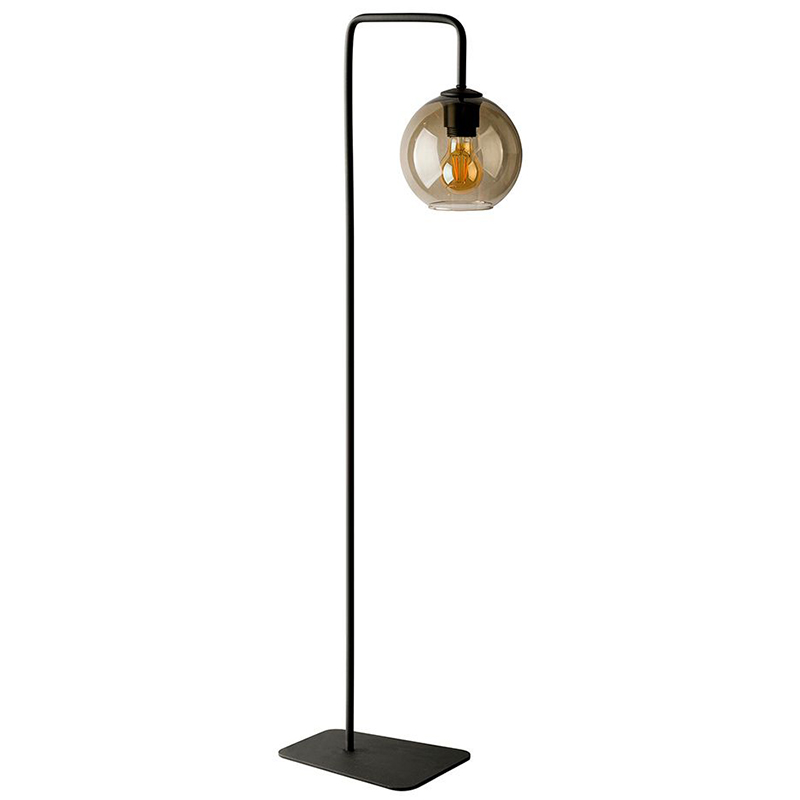 Торшер Franco Floor Lamp Янтарный Черный Торшер Franco Floor Lamp Янтарный Черный в Кирове | Loft Concept