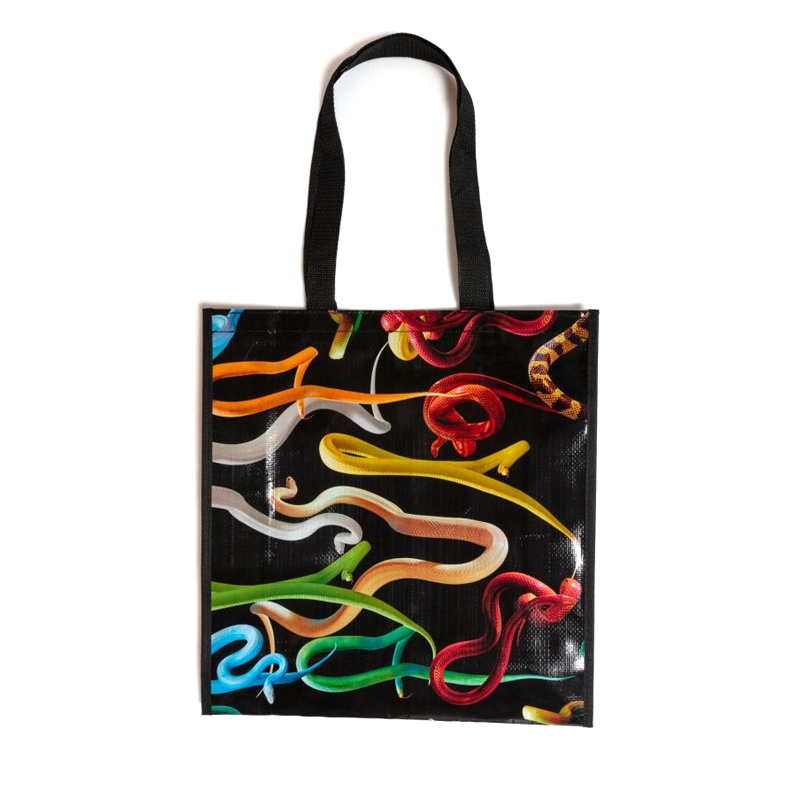 Сумка Seletti Grocery Snakes Черный Сумка Seletti Grocery Snakes Черный в Кирове | Loft Concept