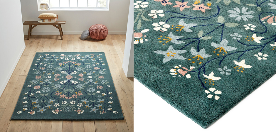 Ковер Floral Pattern 100% шерсть Ковер Floral Pattern 100% шерсть - Loft-Concept в Кирове