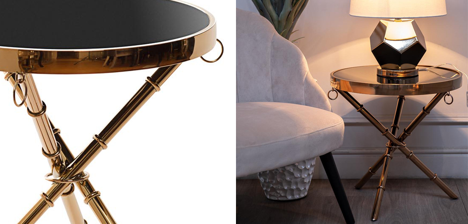 Стол Metal Bamboo Table pink gold Стол Metal Bamboo Table pink gold - Loft-Concept в Кирове