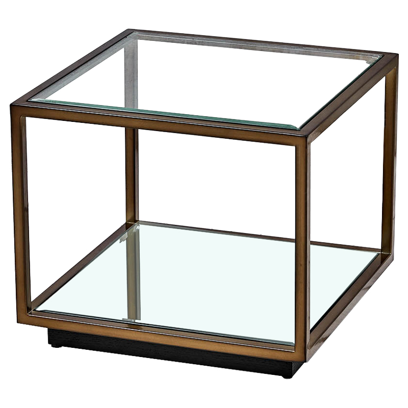 Кофейный стол Transparent Cube 43 Прозрачный Темная бронза Кофейный стол Transparent Cube 43 Прозрачный Темная бронза в Кирове | Loft Concept