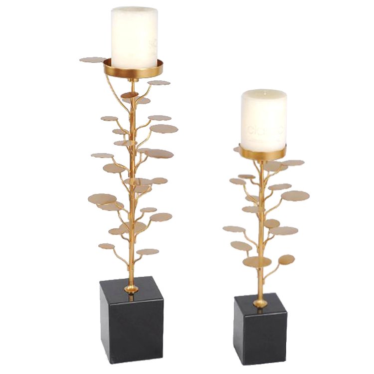 Подсвечник Looper Tree Candle Черный Глянцевое золото Подсвечник Looper Tree Candle Черный Глянцевое золото в Кирове | Loft Concept