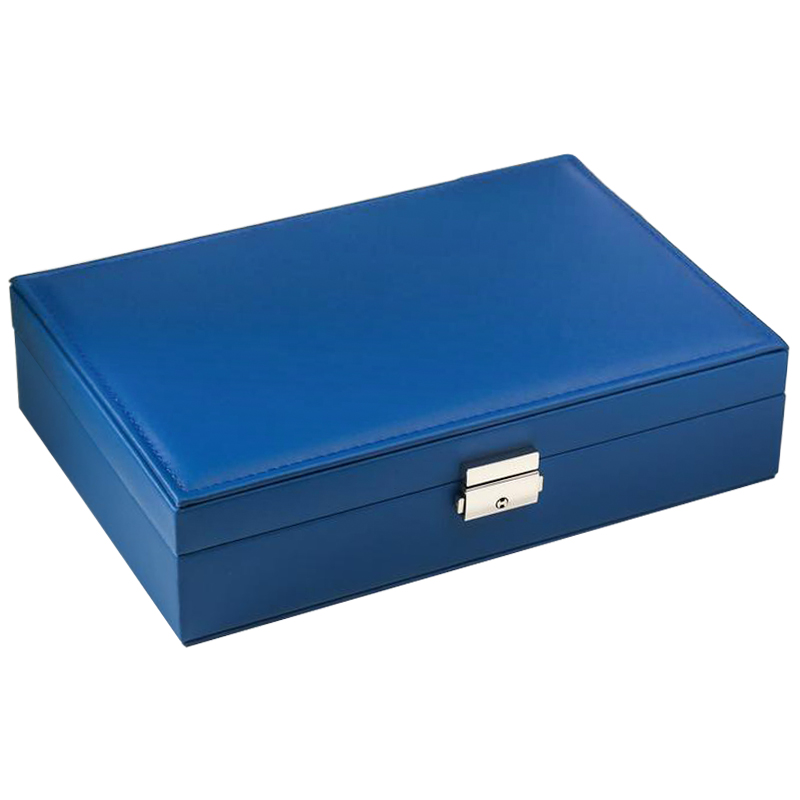 Шкатулка Mazarine Jewerly Organizer Box blue Синий Шкатулка Mazarine Jewerly Organizer Box blue Синий в Кирове | Loft Concept