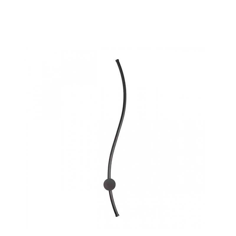 Светодиодное бра Curved Line Черный Черный Светодиодное бра Curved Line Черный Черный в Кирове | Loft Concept