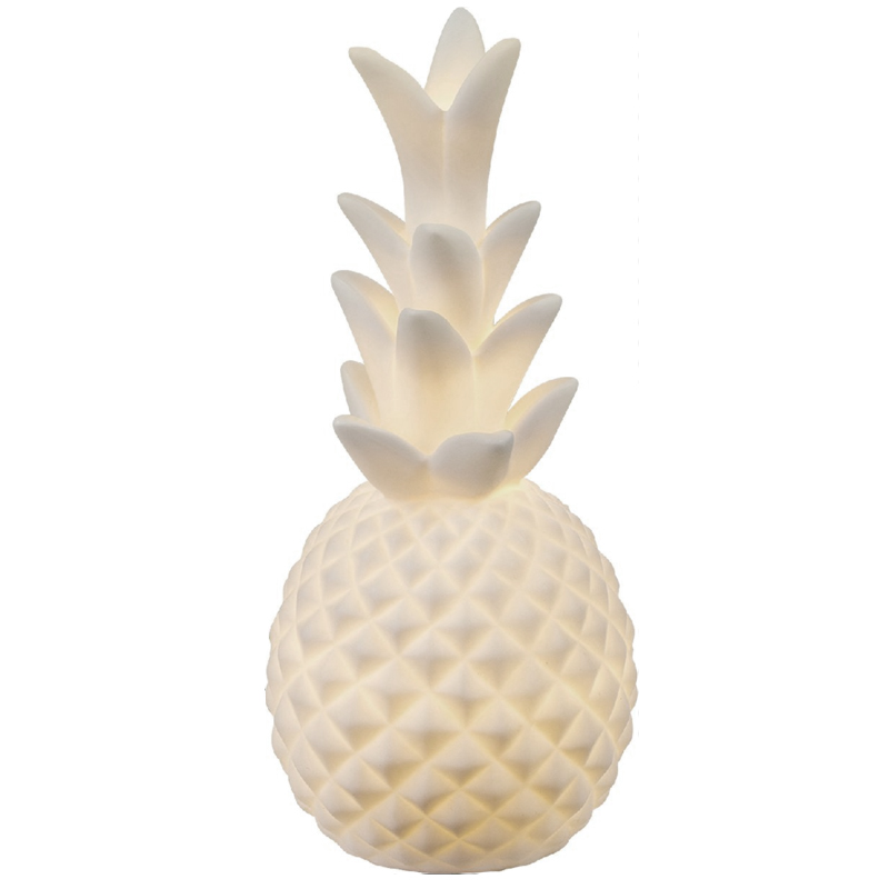 Tropical Shapes Table Lamp Лампа Малый Ананас Белое матовое стекло Tropical Shapes Table Lamp Лампа Малый Ананас Белое матовое стекло в Кирове | Loft Concept