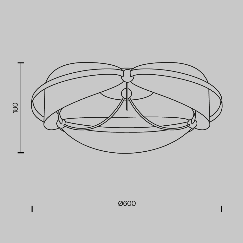 Потолочный светильник Breeze 3000К 45Вт в Кирове