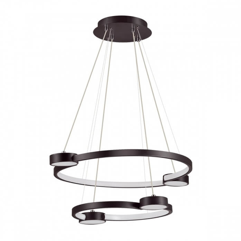 Люстра Lerida Round Черная Черный Люстра Lerida Round Черная Черный в Кирове | Loft Concept
