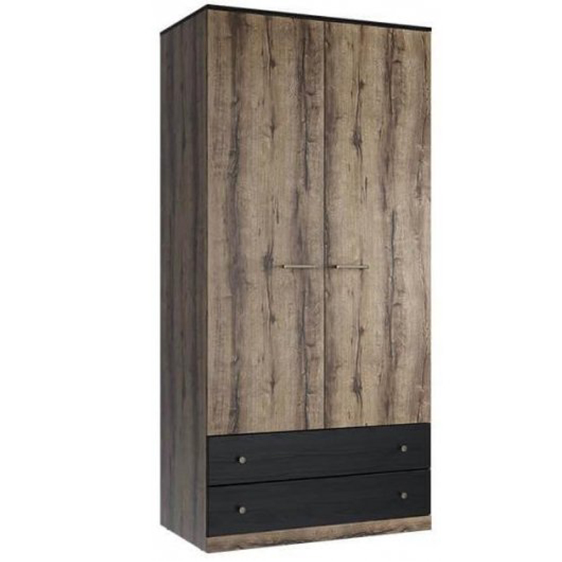 Шкаф Frederick Wardrobe две двери Дуб темный Шкаф Frederick Wardrobe две двери Дуб темный в Кирове | Loft Concept