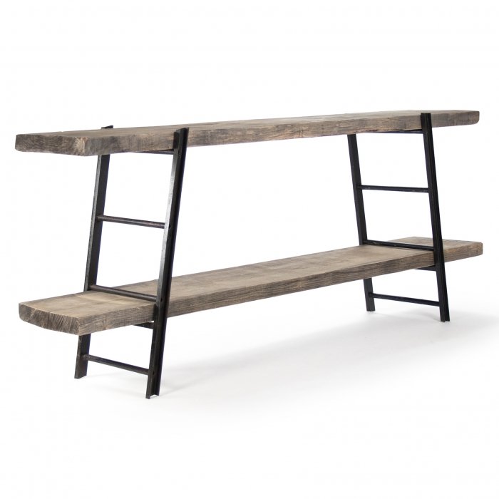 Стеллаж Industrial Iron Rustic Console Стеллаж Industrial Iron Rustic Console в Кирове | Loft Concept