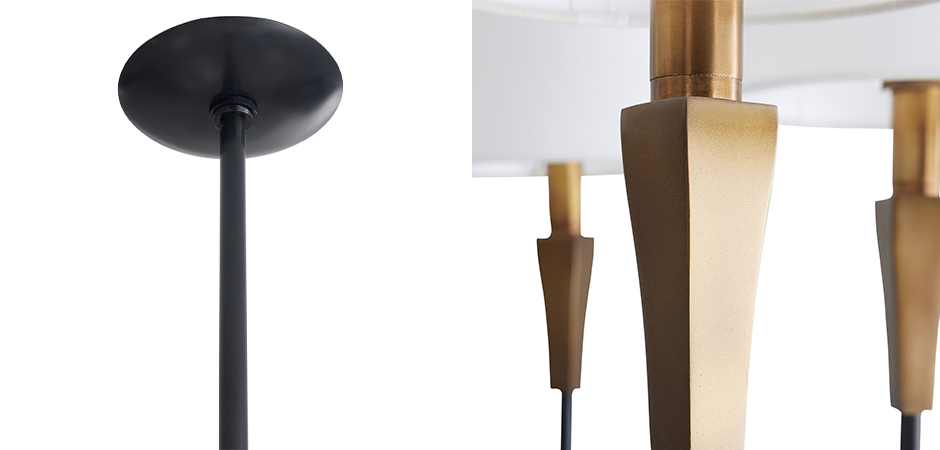 Люстра Arteriors JEREMIAH CHANDELIER - фото №1