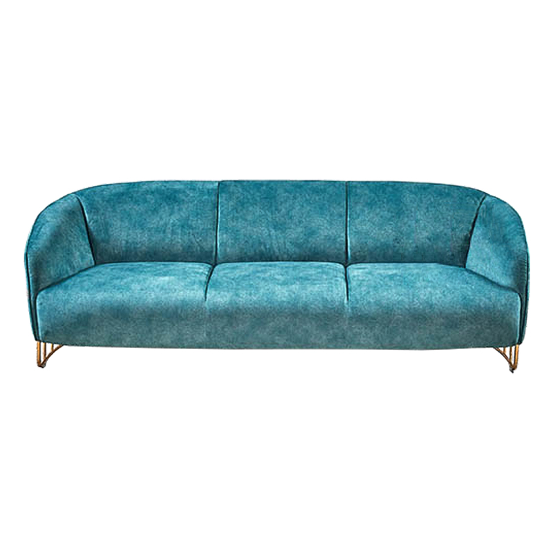 Диван Turquoise Ripples Sofa Бирюзовый Латунь Диван Turquoise Ripples Sofa Бирюзовый Латунь в Кирове | Loft Concept