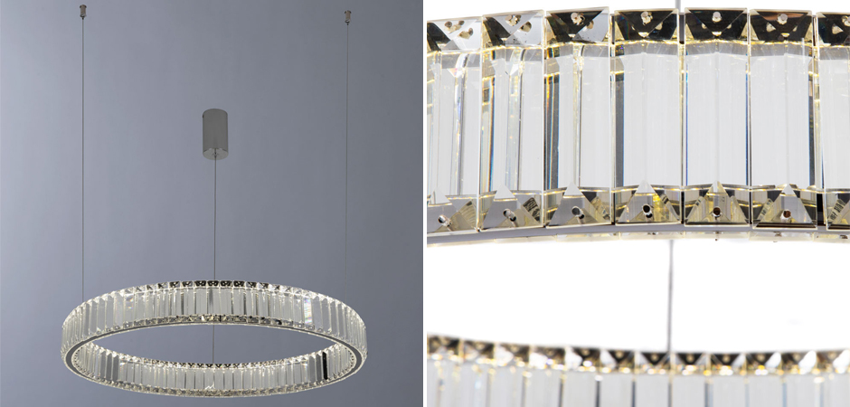 Хрустальная Люстра Crystal Ring Хром Хрустальная Люстра Crystal Ring Хром - Loft-Concept в Кирове