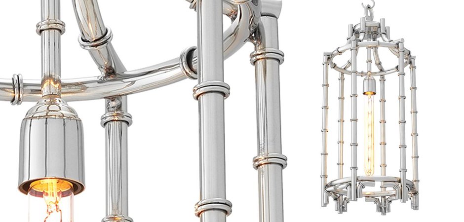 Люстра Eichholtz Lantern Vasco Steel - Loft-Concept в Кирове