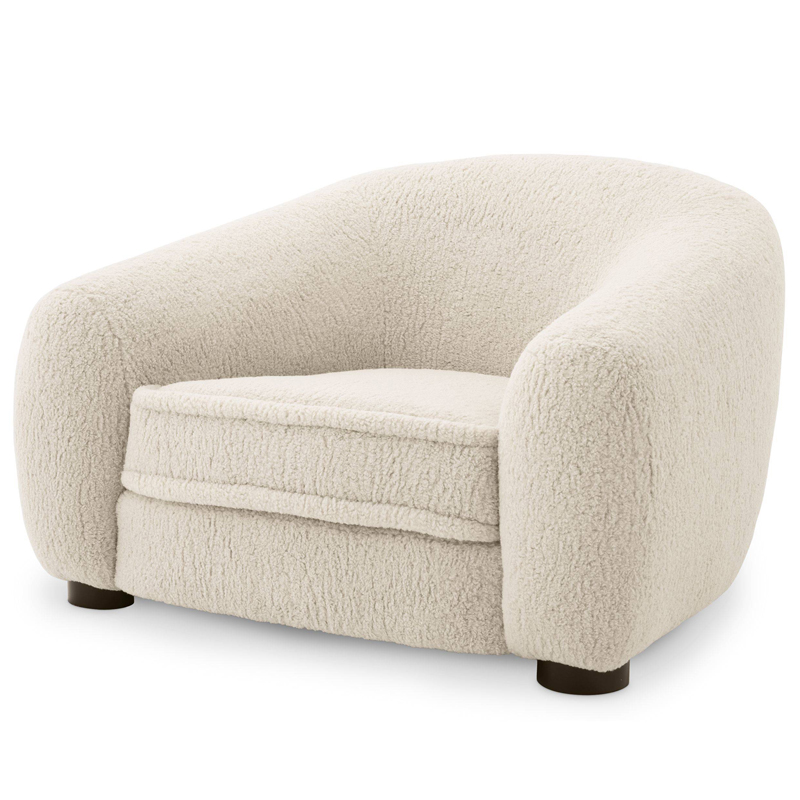 Кресло Eichholtz Chair Freud cream Бежевый Черный Кресло Eichholtz Chair Freud cream Бежевый Черный в Кирове | Loft Concept