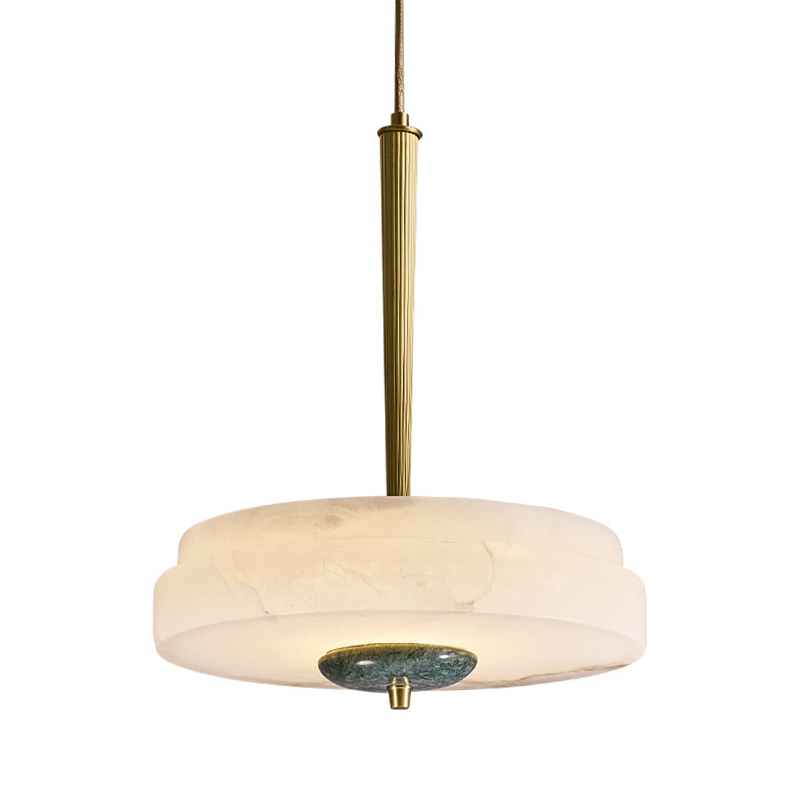 Подвесной светильник Martin Marble Hanging Light Белый Мрамор Bianco Малахит (зеленый) Латунь Подвесной светильник Martin Marble Hanging Light Белый Мрамор Bianco Малахит (зеленый) Латунь в Кирове | Loft Concept