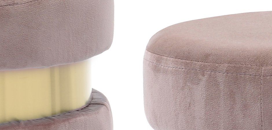 Пуф Golden Belt Dusty Rose Пуф Golden Belt Dusty Rose - Loft-Concept в Кирове