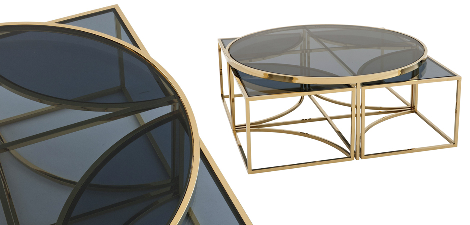Кофейный стол Eichholtz Coffee Table Padova Gold Кофейный стол Eichholtz Coffee Table Padova Gold - Loft-Concept в Кирове