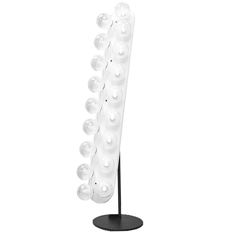 Напольная лампа Venier Floor lamp Белый Черный в Кирове | Loft Concept 