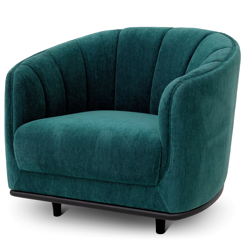 Кресло Eichholtz Chair Agostino Изумрудный Черный Кресло Eichholtz Chair Agostino Изумрудный Черный в Кирове | Loft Concept