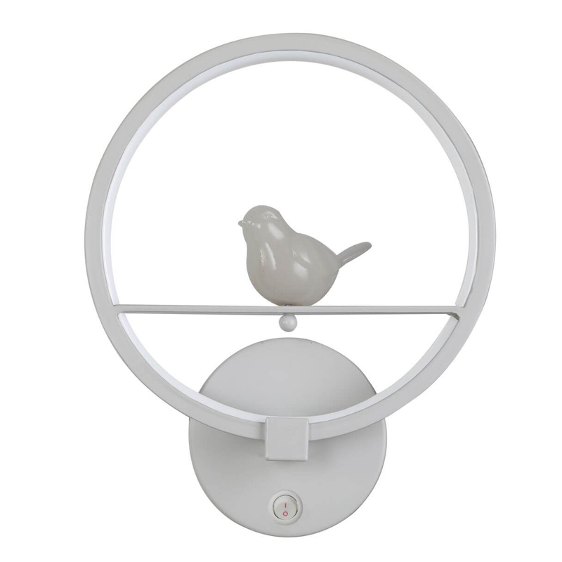 Бра Bird Ring Sconce white Белый Бра Bird Ring Sconce white Белый в Кирове | Loft Concept