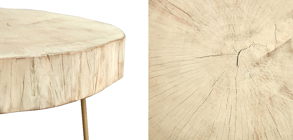 Комплект столиков Saw Cut Beige Wood Coffee Table Комплект столиков Saw Cut Beige Wood Coffee Table - Loft-Concept в Кирове