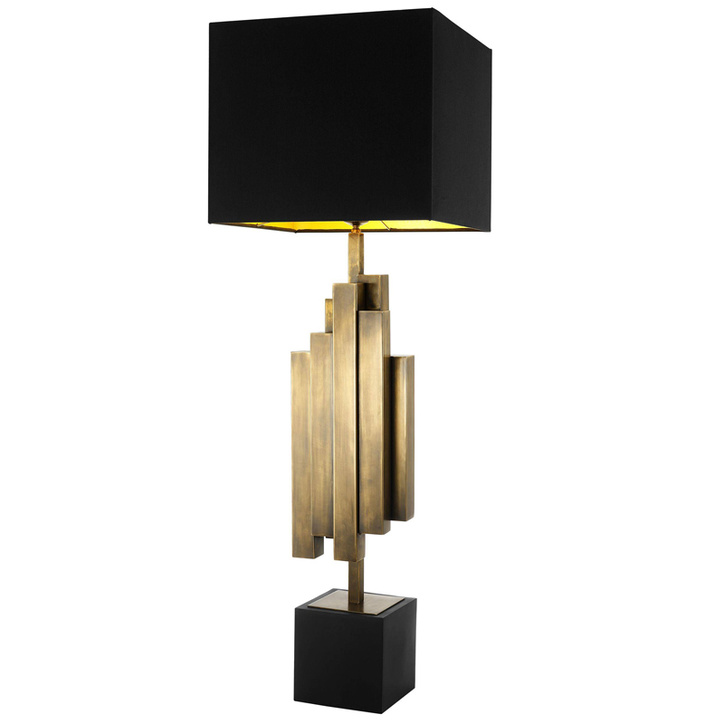 Настольная лампа Eichholtz Table Lamp Beau Rivage Черный Винтажная латунь Настольная лампа Eichholtz Table Lamp Beau Rivage Черный Винтажная латунь в Кирове | Loft Concept